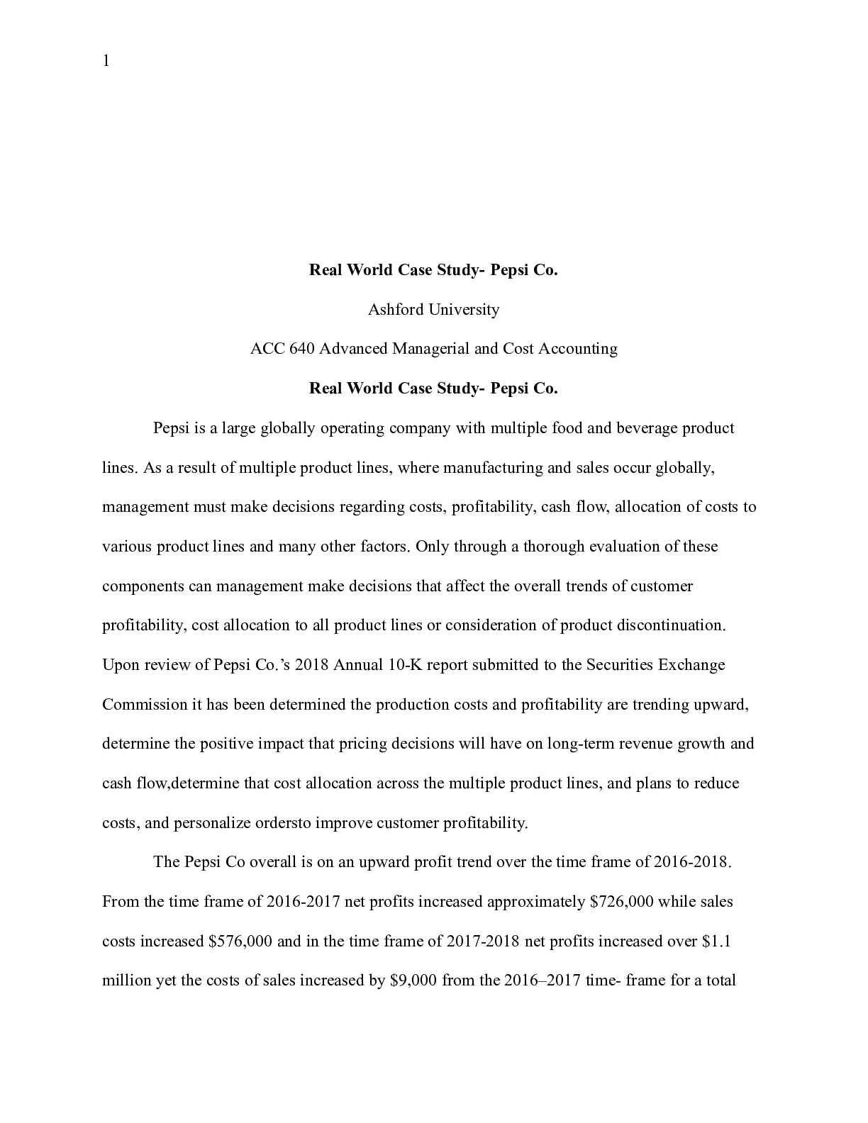 Preview image of ACC 640 Week Four Assignment.docx document